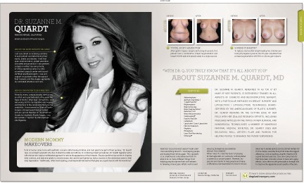 Dr. Suzanne M. Quardt featured New Beauty magazine.